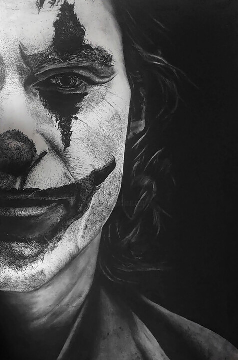 The Joker Drawing 图画, 43.3x29.5 in