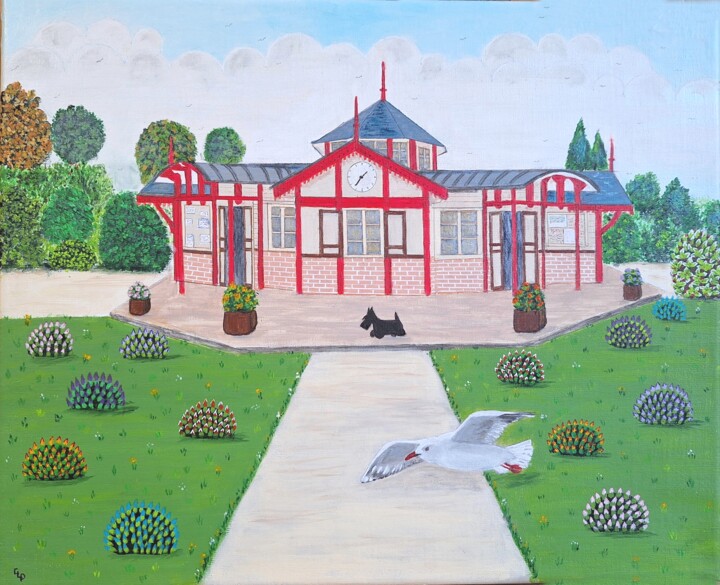 La Mouette de la Baie de Somme 绘画, 13x16.1 in
