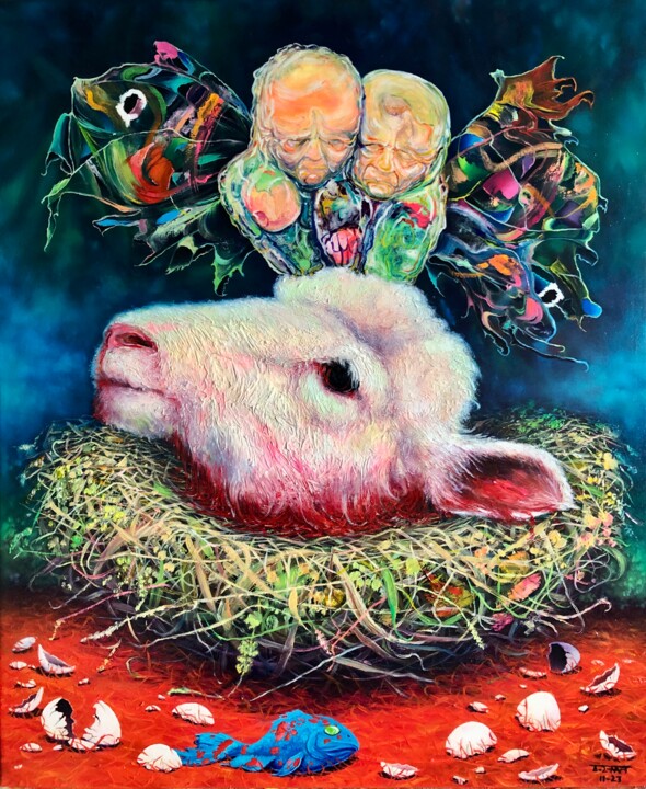 绘画,  23x19 in 