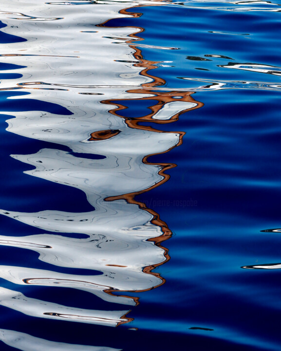 Grand-voile de yacht classique, reflet 사진