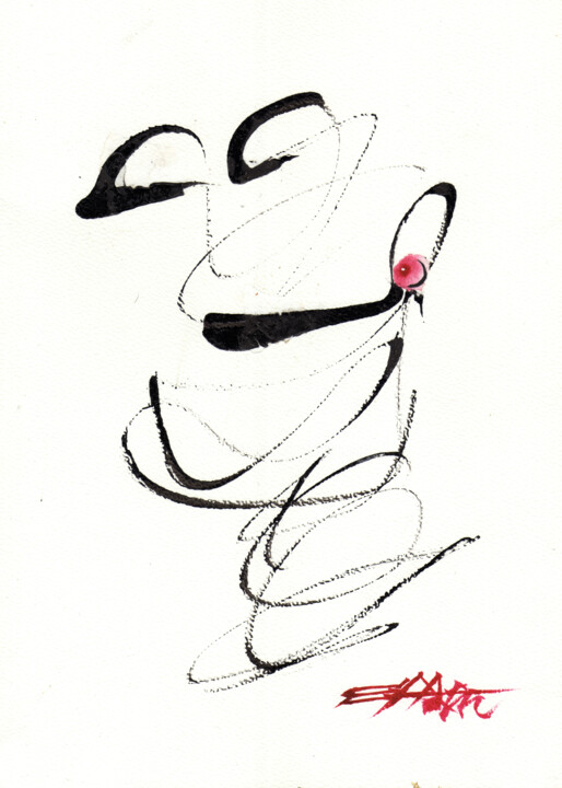 N°845 Portrait 图画, 11.7x8.3 in