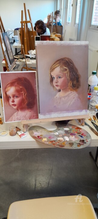 Steps of the making of the work