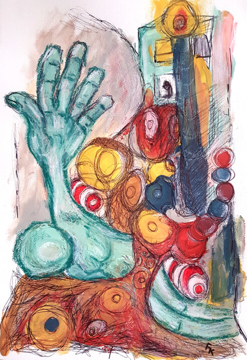 绘画,  16.5x11.7 in 