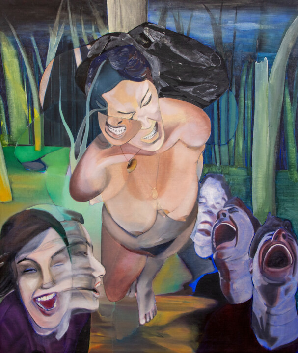 绘画,  49.2x42.9 in 