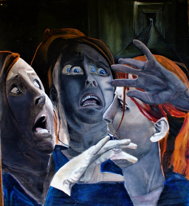 it's back SARS-CoV-2 Painting, 46.5x42.1 in