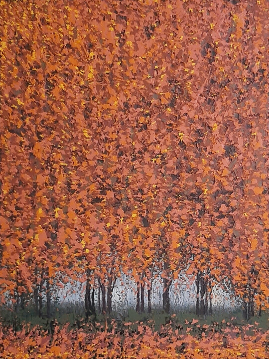 Осень 2 Painting, 31.5x23.6 in