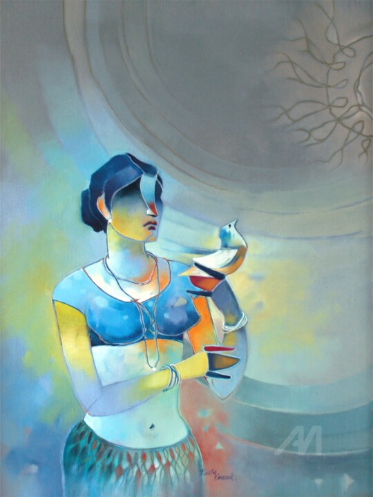 Dream 2 绘画, 23.6x17.7 in