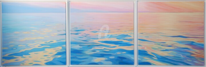 Peinture intitulée "« Partir, prendre l…" par Gwendoline Pieters, Œuvre d'art originale, Huile Monté sur Châssis en bois