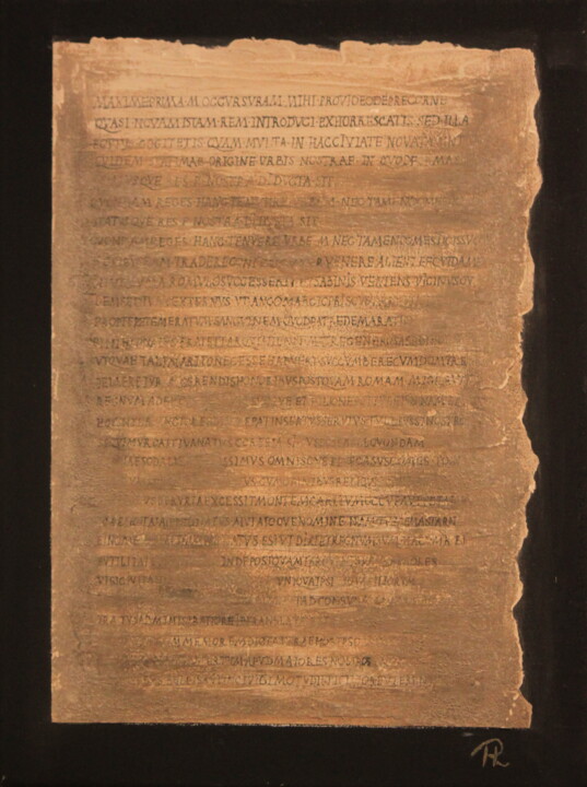 Roman Heritage 2. Part.Art Biennale 2023 in Montreux, CH 绘画, 15.8x11.8 in