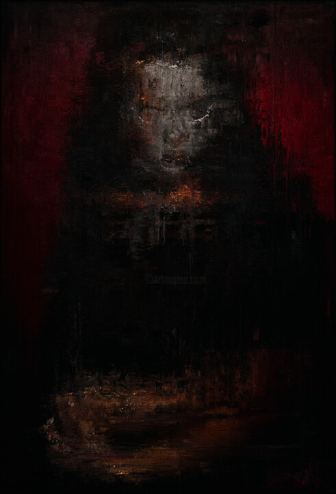 Black Flame 数字艺术, 32.3x22.1 in