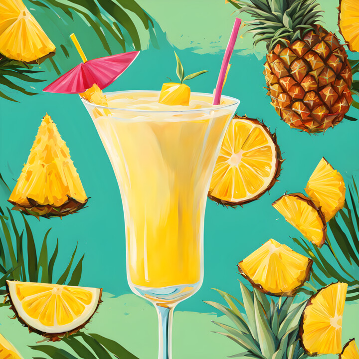 PINA COLADA COCKTAIL 数字艺术
