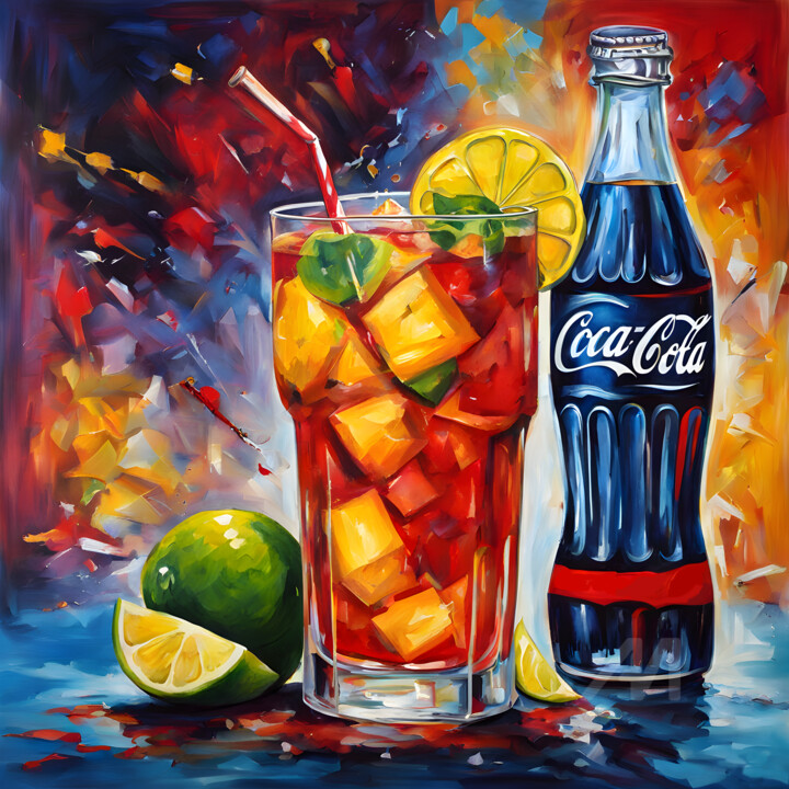 CUBA LIBRE COCKTAIL& COCA-COLA 数字艺术