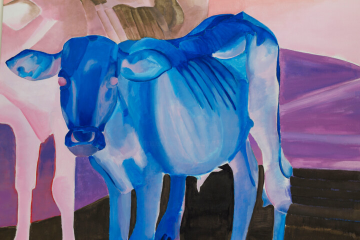 绘画,  41.7x69.3 in 