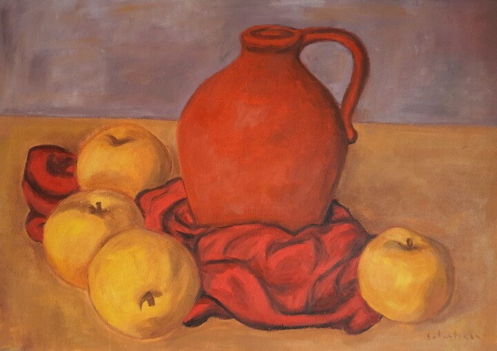 Cruche I 绘画, 19.7x27.6 in