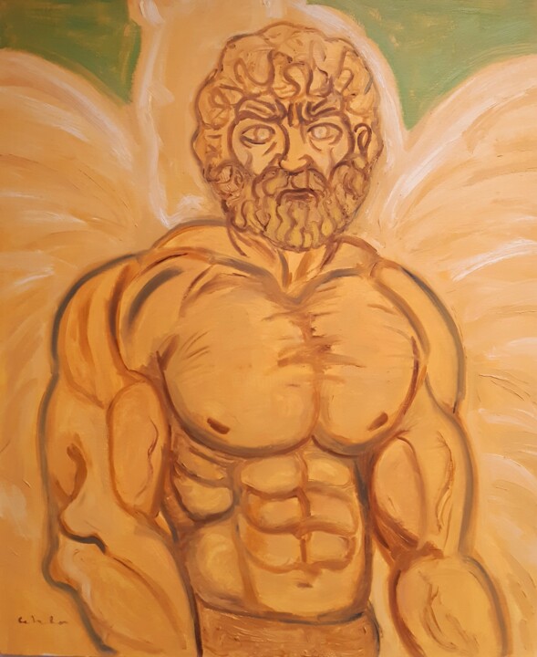 Hercule 绘画, 33.5x27.6 in
