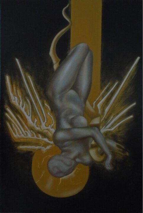 Desdivinización I 绘画, 29.5x19.7 in