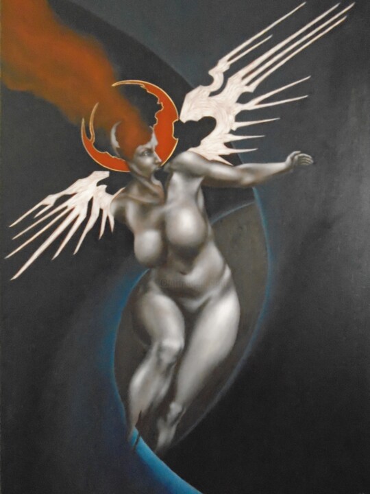 Desdivinización XI 绘画, 29.5x20.9 in