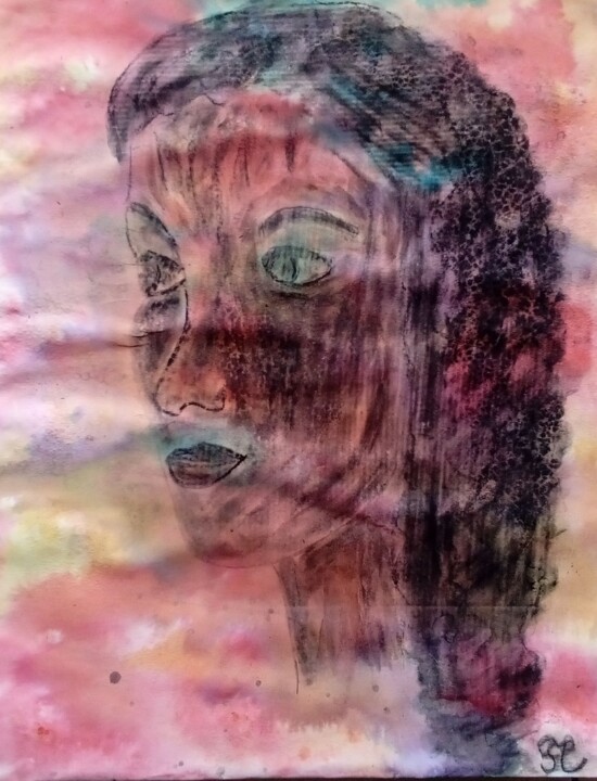 tête de femme 2 图画, 19.7x15.4 in