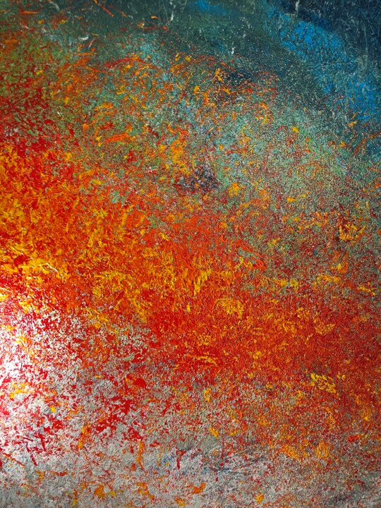 Love in the meadow in Spring 绘画, 31.5x23.6 in