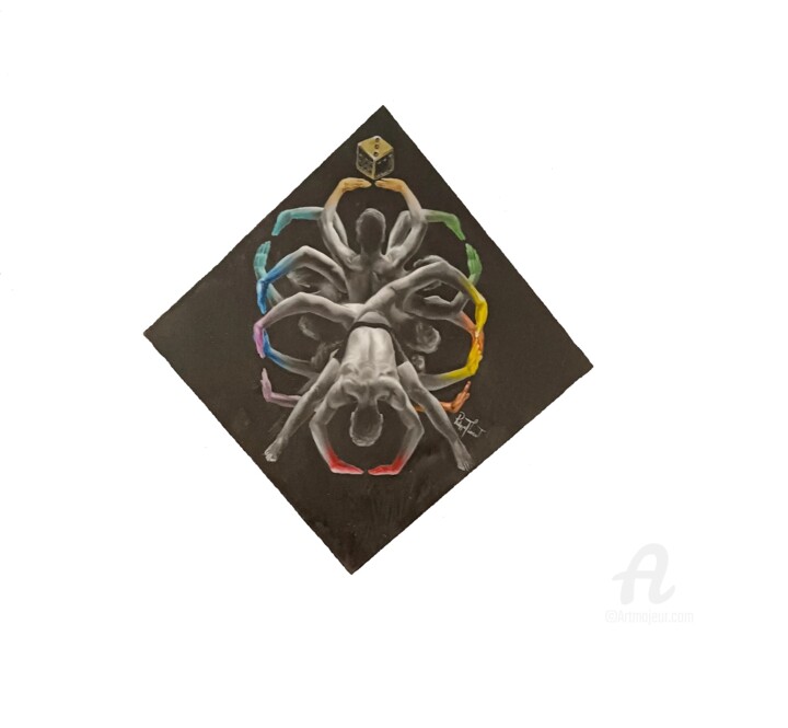 Colors 绘画, 19.7x19.7 in