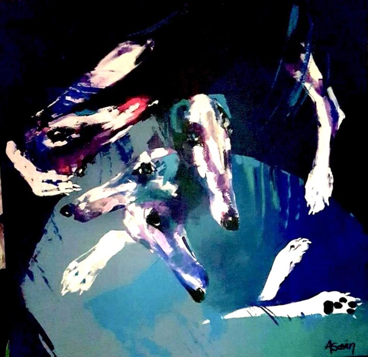 绘画,  47.2x47.2 in 