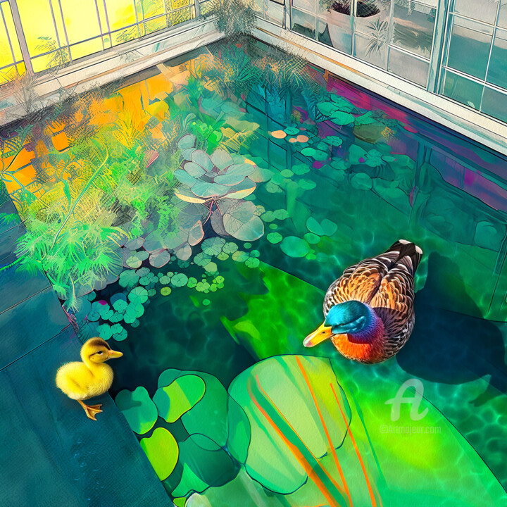绘画,  16x16 in 