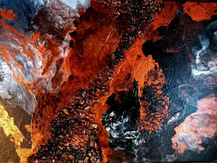 Pintura intitulada "Universe" por Harald Brandl, Obras de arte originais, Acrílico