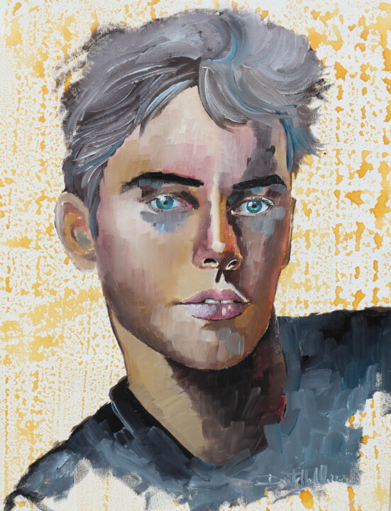 Uomo 绘画, 15.8x11.8 in