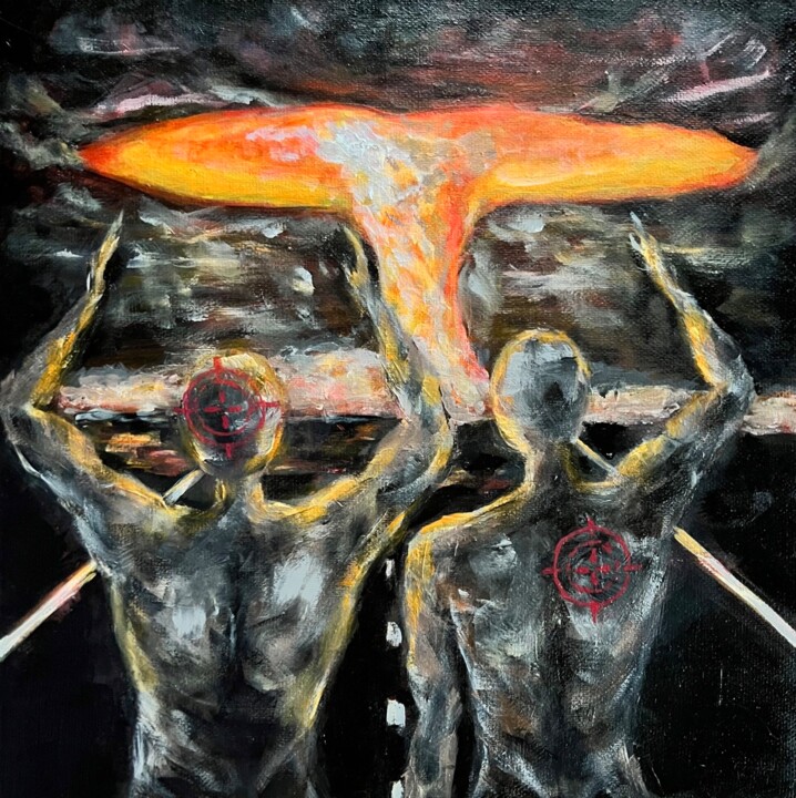 Doomed 绘画, 11.8x11.8 in