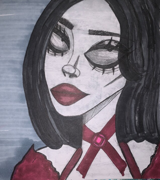 绘画,  6.7x6.3 in 