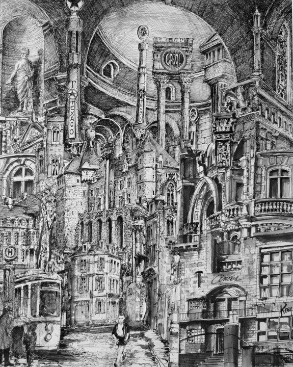 图画,  19.7x15.8 in 