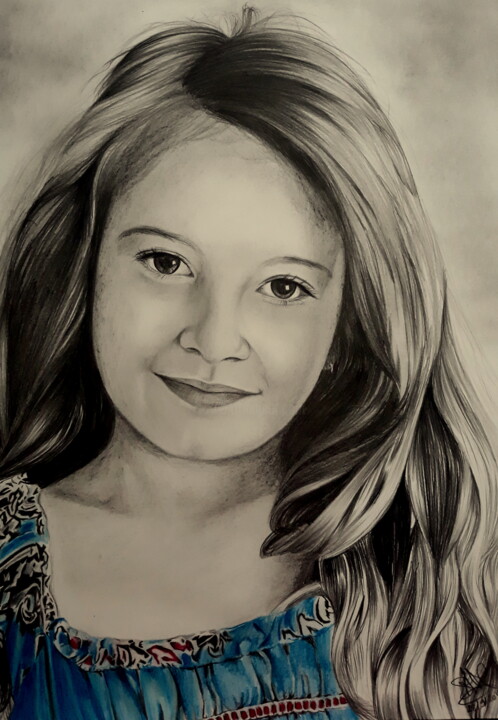 Dessin portrait enfant 图画