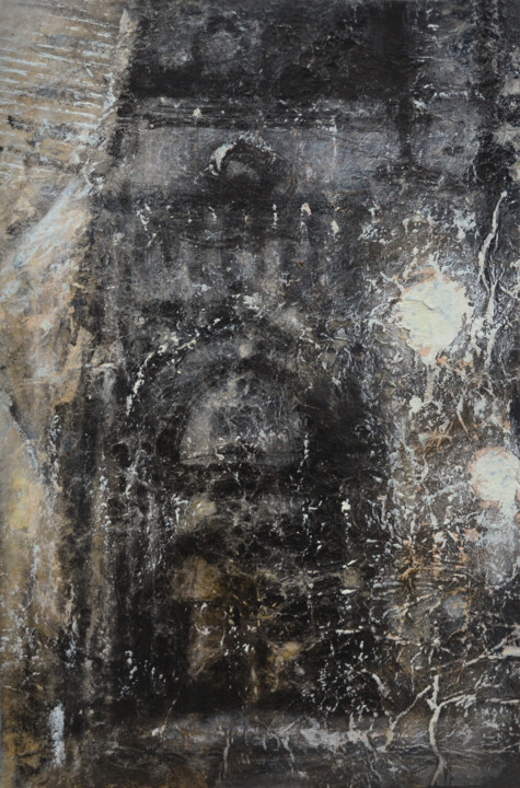 Dibujo titulada "Cathedral of Santa…" por Marcin Szymielewicz (Szymielewicz), Obra de arte original, Tinta