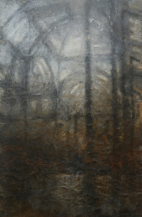 Dibujo titulada "Retiro Crystal Pala…" por Marcin Szymielewicz (Szymielewicz), Obra de arte original, Oleo
