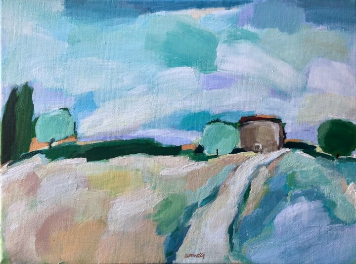 Cabanon 绘画, 11.8x15.8 in