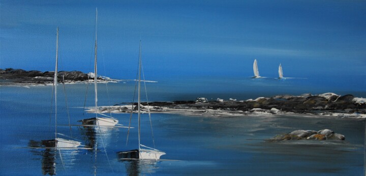 Bretagne n°2324 绘画, 7.9x15.8 in