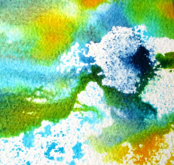 Monotype 46 绘画, 3.9x3.9 in
