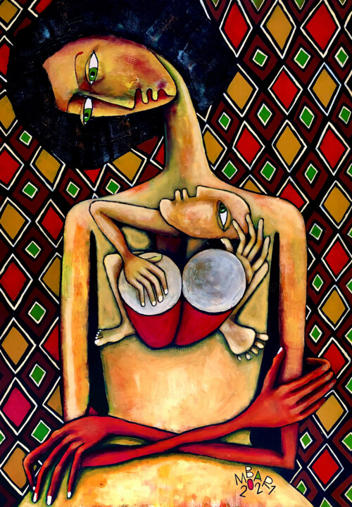 Heartbeat 绘画, 39.4x27.6 in