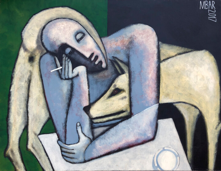 Altum silentium 绘画, 27.6x35.4 in