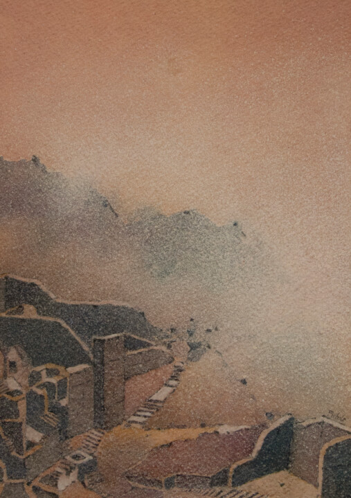 FOG II 绘画, 9.5x6.7 in