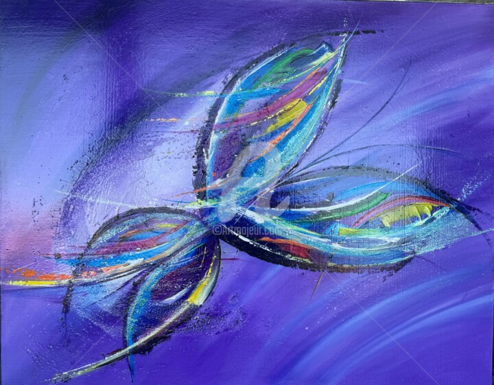 Peinture intitulée "ivresse" par Isabelle Laurent, Œuvre d'art originale, Acrylique