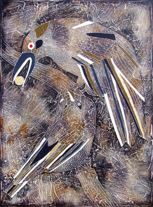 LUCKY! 绘画, 43.3x31.5 in
