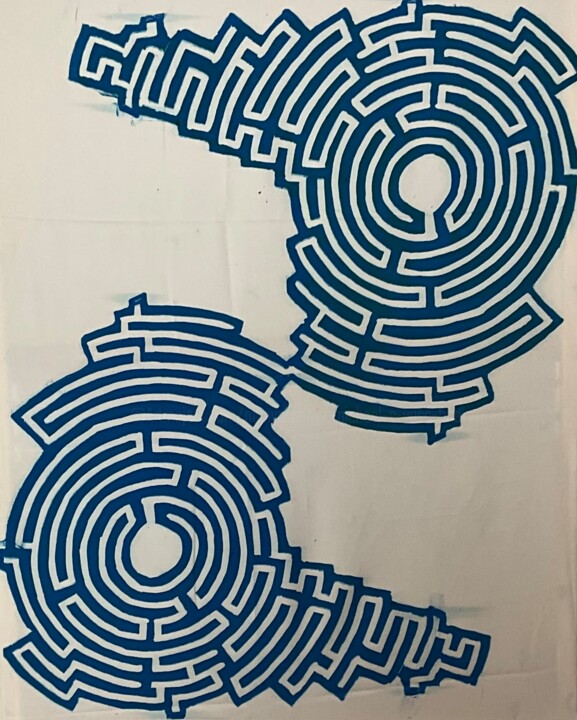 Labyrinth #10 印花与版画, 24x18 in