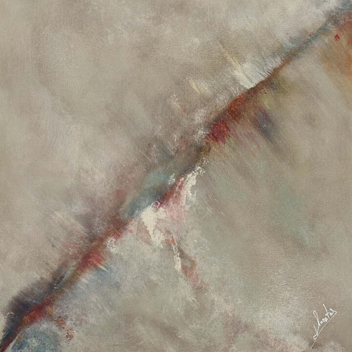 Peinture intitulée "Plume" par Conie Senac, Œuvre d'art originale, Acrylique