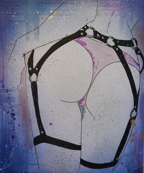 Libertine 绘画, 21.7x18.1 in