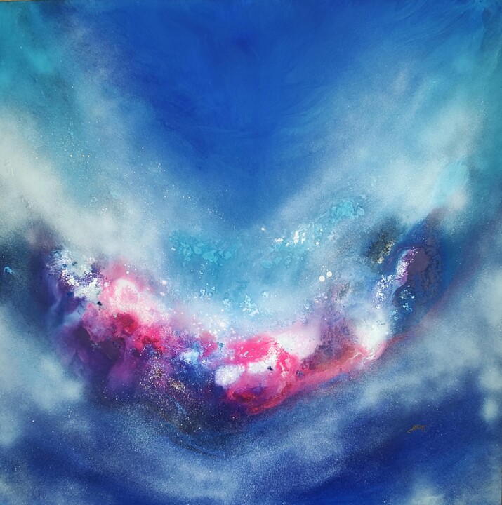 ANGEL WHISPER II 绘画, 39.4x39.4 in