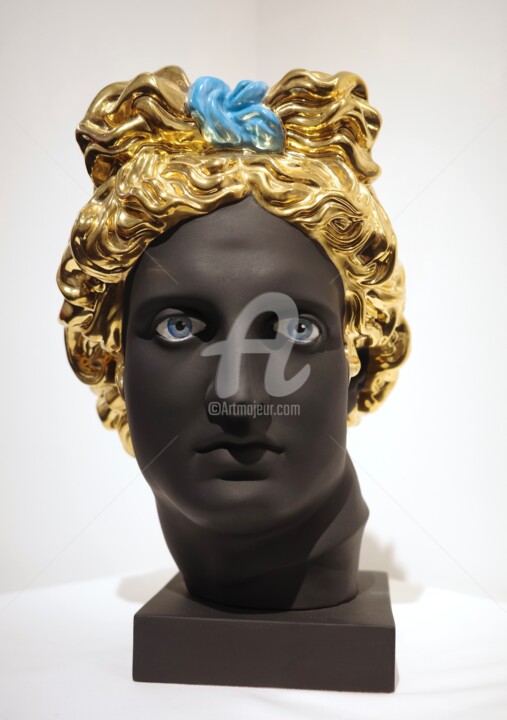 Apollon 雕塑, 19.7x19.7 in