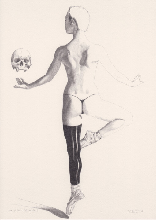 "Der Tod und das Mädchen (0:50) 图画, 11.8x8.3 in