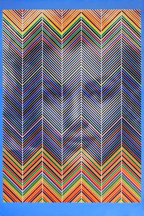 Miss Missoni 绘画, 30.7x20.2 in