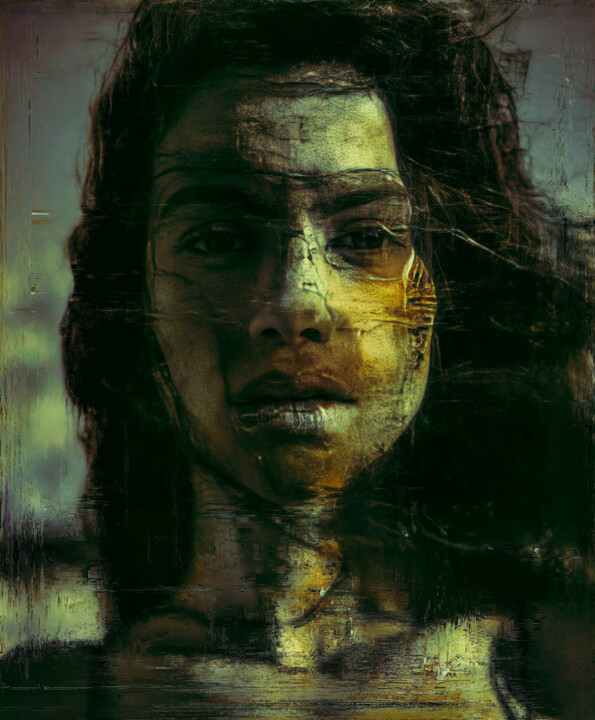 Digital Arts titled "Eclipse of the Cele…" by Anton Pustovalov, Original Artwork, Digital Painting